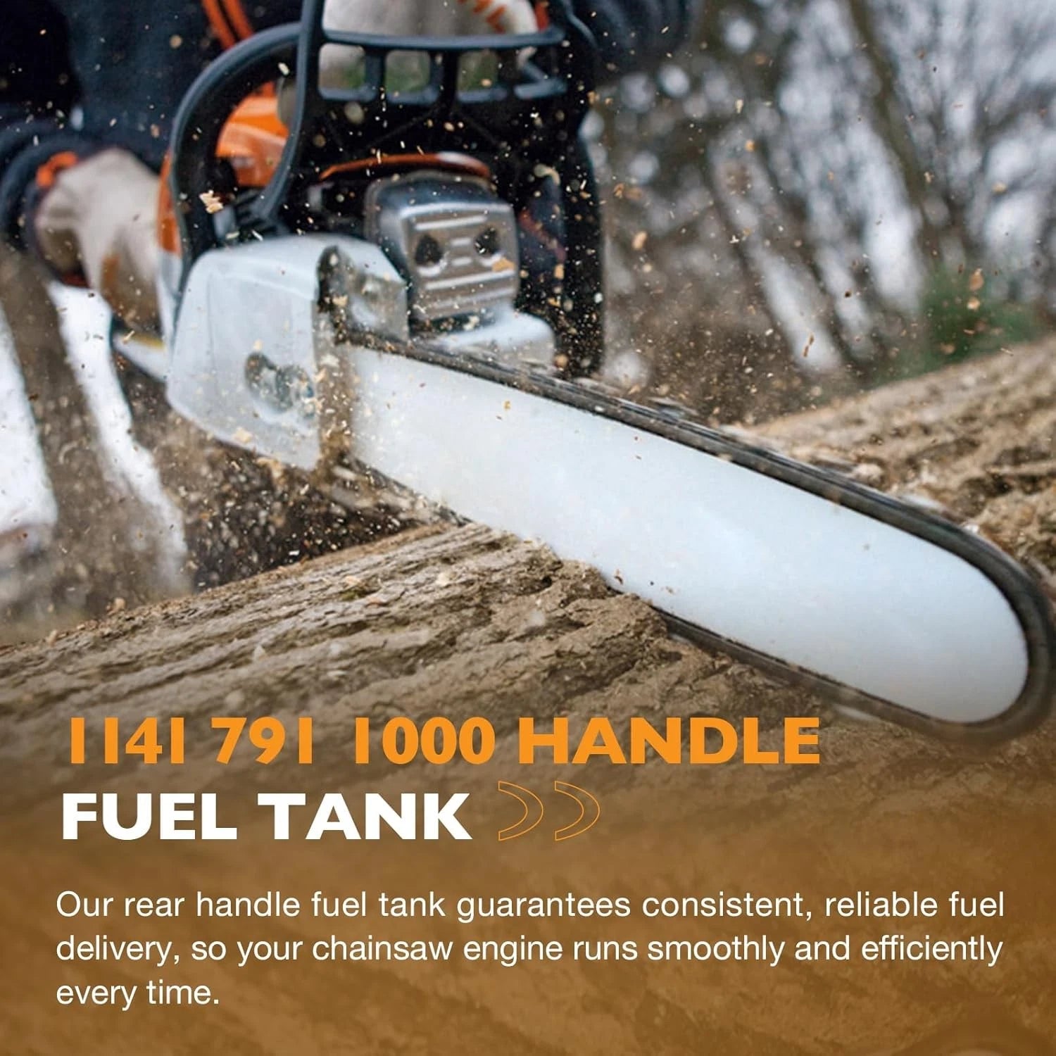 Chainsaw Fuel Gas Tank Rear Handle Assembly for Stihl MS271 MS291 (2010-2023)