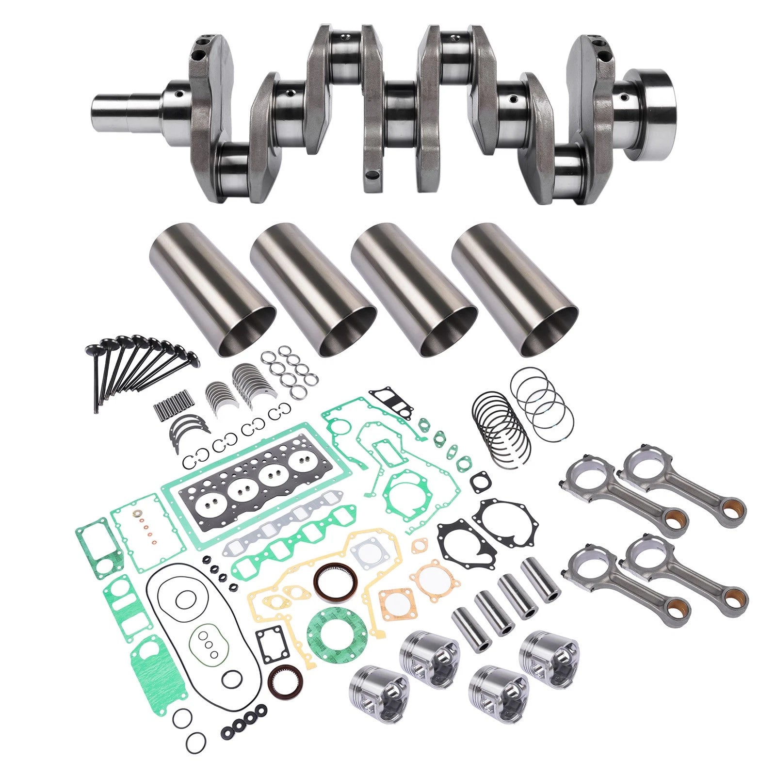 Crankshaft Rod Overhaul Rebuild Kit for Cummins B3.3 (Excavator Loader)