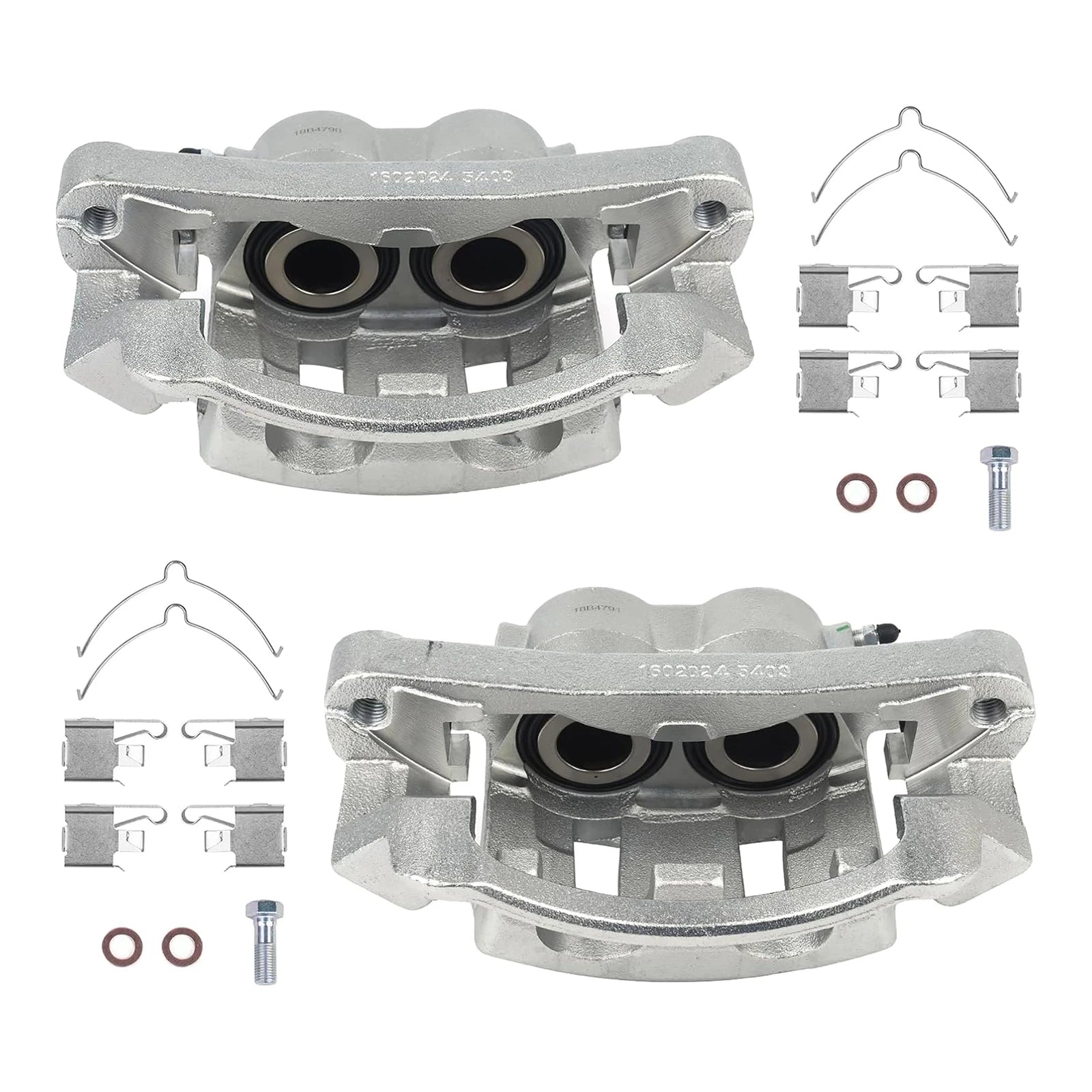 2X Front Brake Calipers w/Bracket for Ford Excursion F-250 Super Duty (2000–2005)