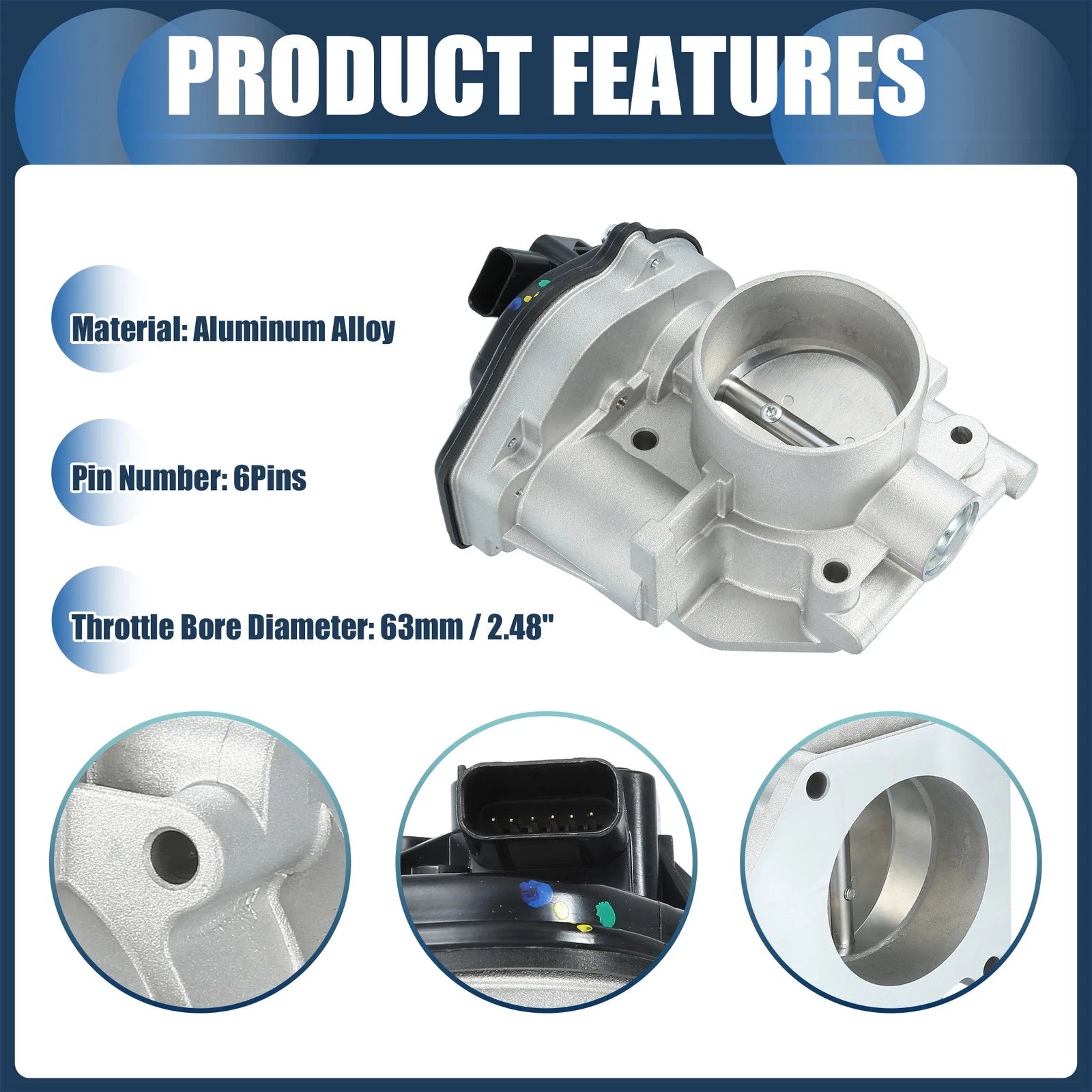 Throttle Body Actuator for Ford F-150 4.2L V6 (2005–2008)