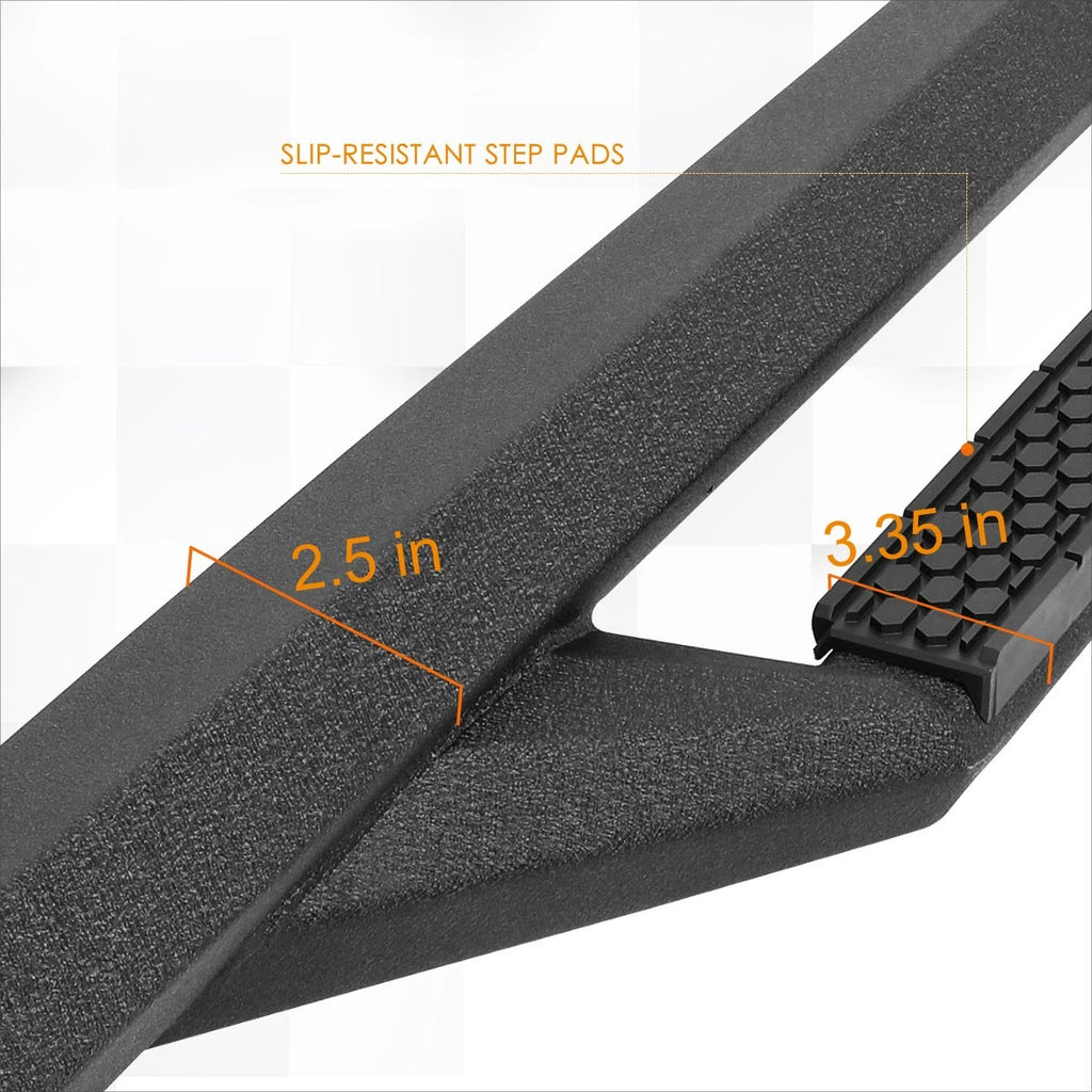 Nerf Bar Running Board for Silverado/Sierra Extended Cab (2007–2019)