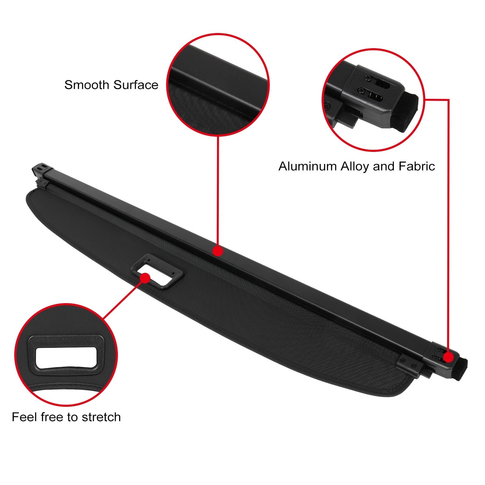 Retractable Rear Cargo Security Trunk Cover for Nissan Murano (2025–2026)