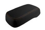 Console Lid Pull Over Cover Leather for Hummer H3 (2005–2010) Orange Stitch