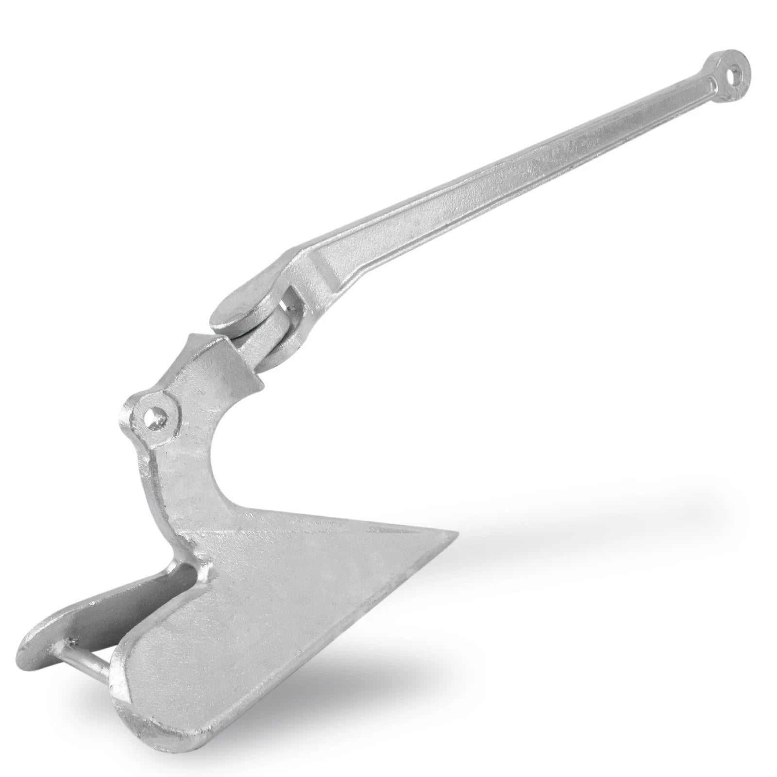 CQR Style Plow Anchor 15.5 lb Hot Dipped Galvanized Steel for Boats