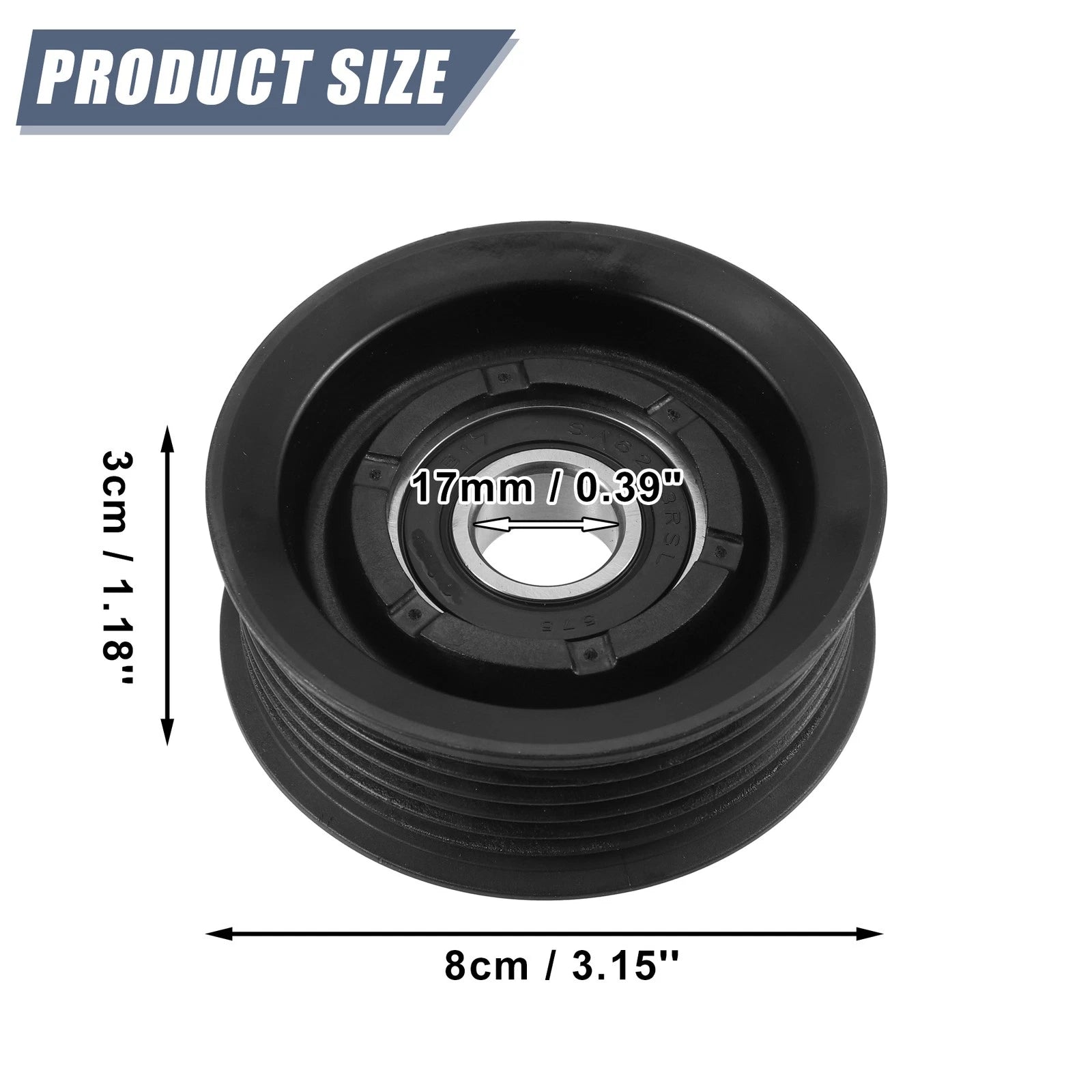 Drive Belt Idler Pulley Crankshaft Pulley for Honda Civic (2006–2011)