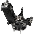 2 Front Wheel Hub Bearings & Steering Knuckles for Ford Focus (2012-2018)