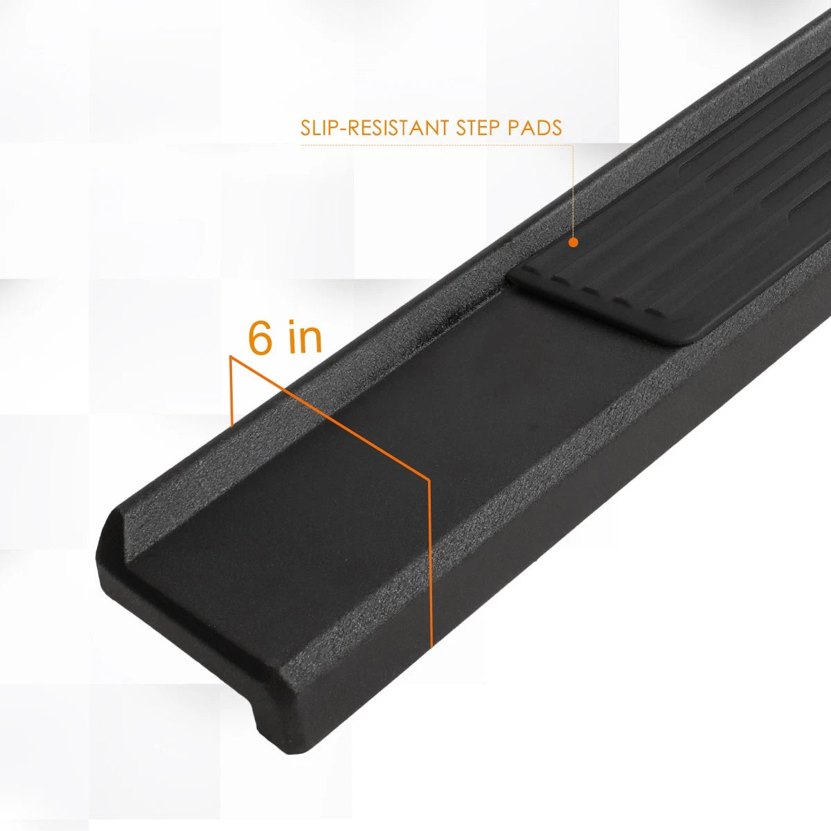 Set of 2 Nerf Bars for Jeep Wrangler JL 4-Dr (2018–2022) Matte Black