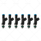Set of 6 Fuel Injectors for Jeep Dodge Wrangler Chrysler 3.3L 3.8L (2000–2010)
