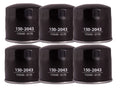 Set of 6 Engine Oil Filters for Acura Honda Hyundai Kia Subaru Toyota