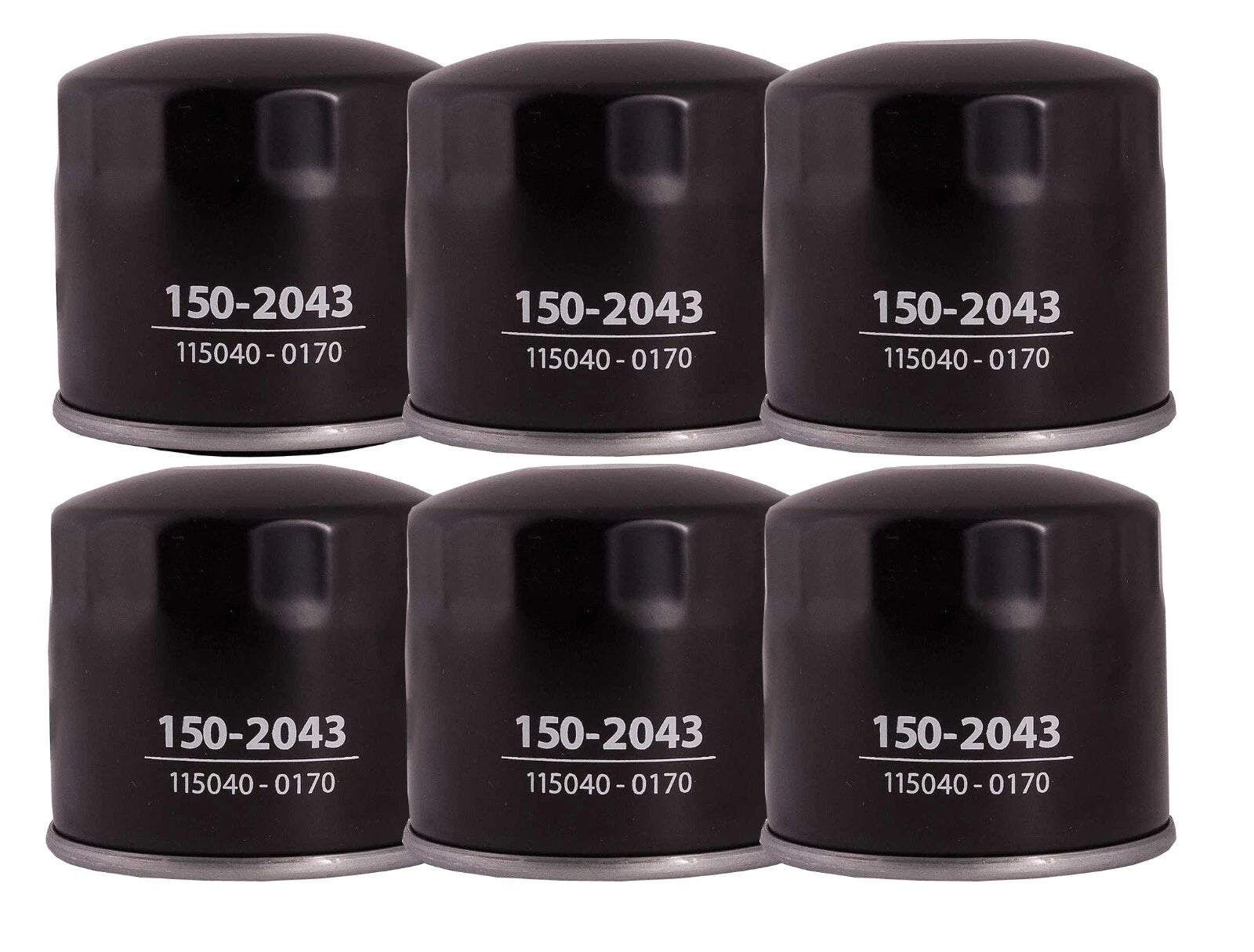 Set of 6 Engine Oil Filters for Acura Honda Hyundai Kia Subaru Toyota