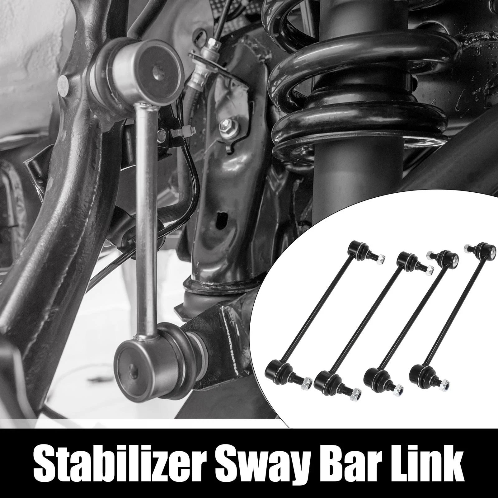Set of 2 Front Rear Stabilizer Sway Bar Links Kit for Toyota Camry (2007–2011)