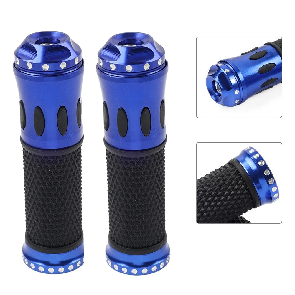 7/8" Motorcycle Handlebar Grips for Honda Fit, Yamaha, Suzuki