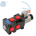 6 Port Solenoid Hydraulic Flow Control Valve for Various Models (12V DC)
