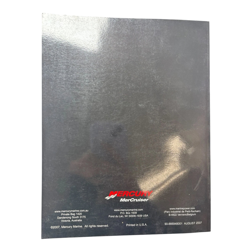 Service Manual for Mercury MerCruiser Sterndrives Gasoline Engines (90-866948001)