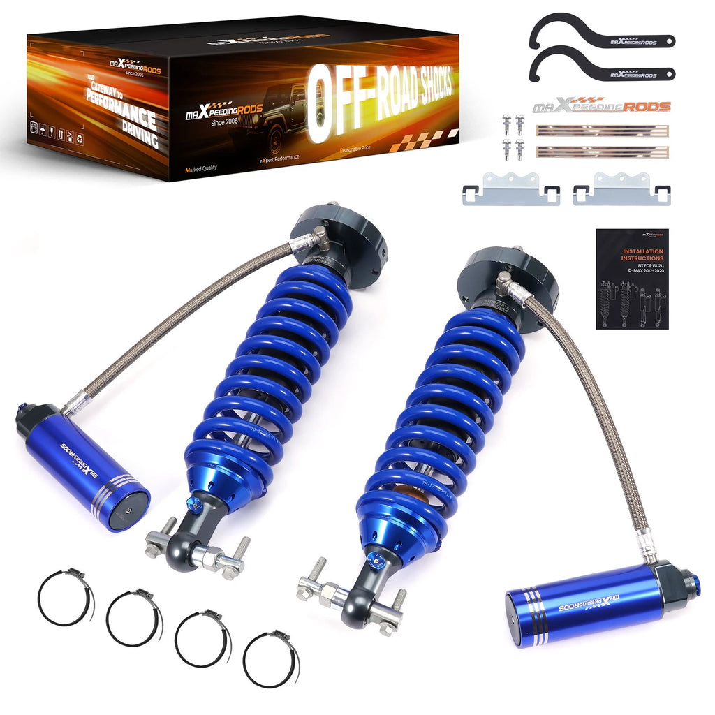 2X Dual-Mode Reservoir 3" Lift Front Shocks for Chevrolet Tahoe (2007–2015)