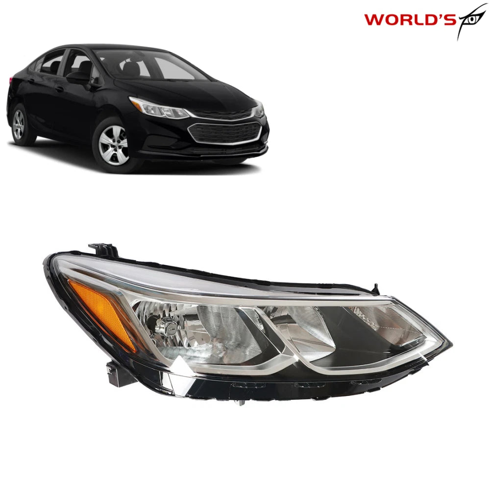 Right Halogen Headlight Assembly for Chevrolet Cruze (2016–2019)