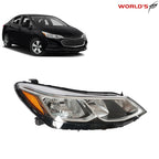 Right Halogen Headlight Assembly for Chevrolet Cruze (2016–2019)