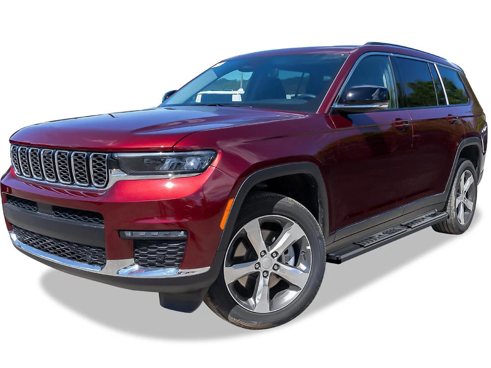 Set of 2 Black Nerf Bars for Jeep Grand Cherokee (2022–2026)