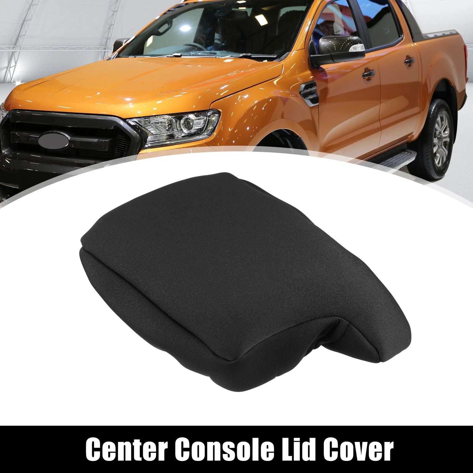 Armrest Cover for Ford Ranger (2019–2023) - Black