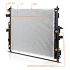 OE Aluminum Core Radiator for Mercedes ML320/ML430/ML500 (1998–2005) DPI-2190