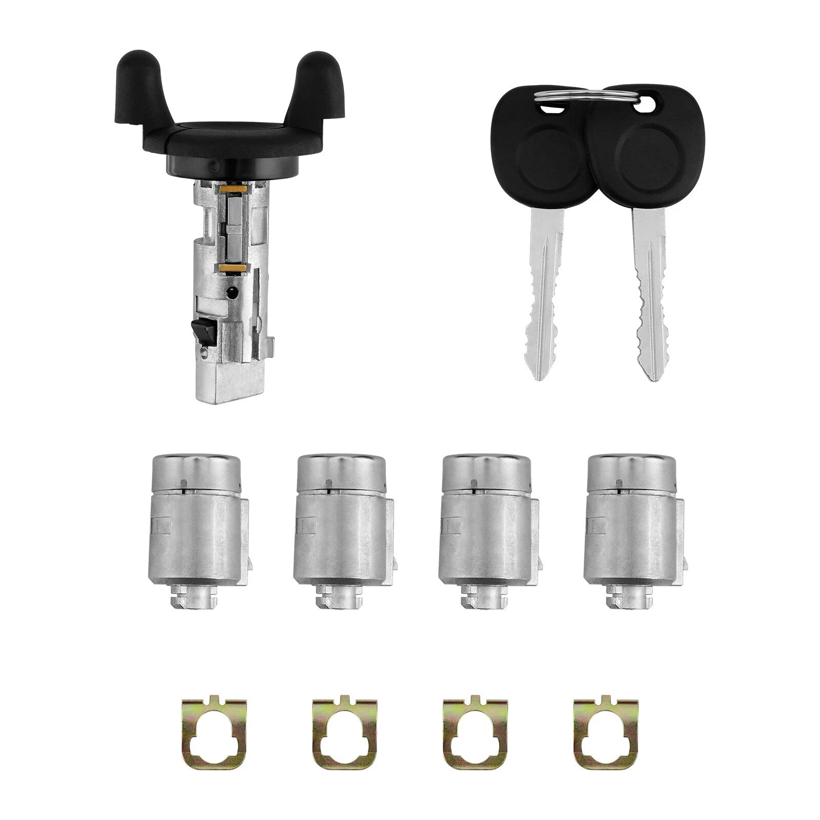 Ignition Switch Door Lock Cylinders w/ Keys for Chevy Express GMC Savana (2001–2007)
