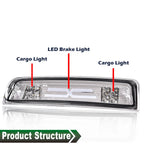 Clear LED 3rd Brake Light for Dodge Ram 1500 2500 3500 (2009–2018)