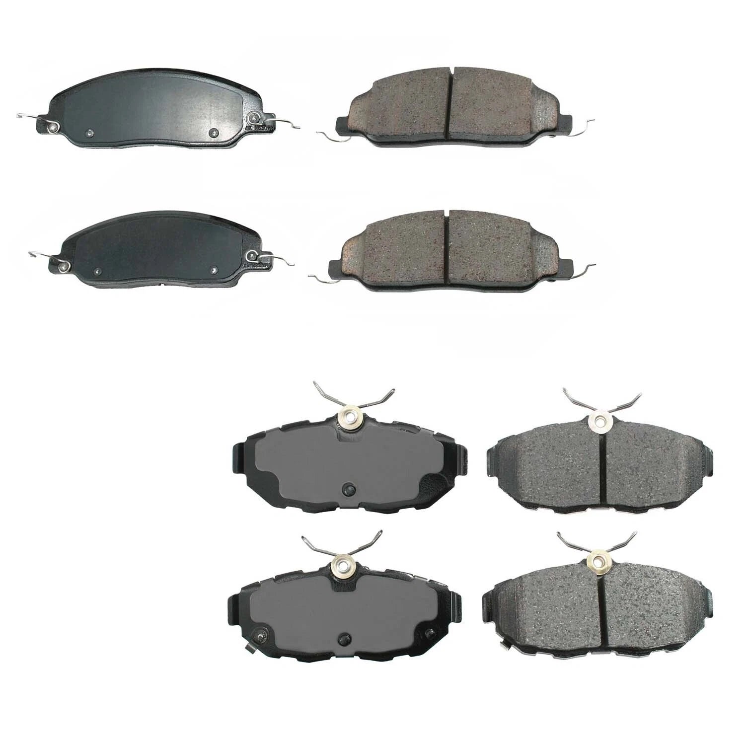 Set of 4 Akebono ProACT Ceramic Brake Pads for Ford Mustang (2005–2014)