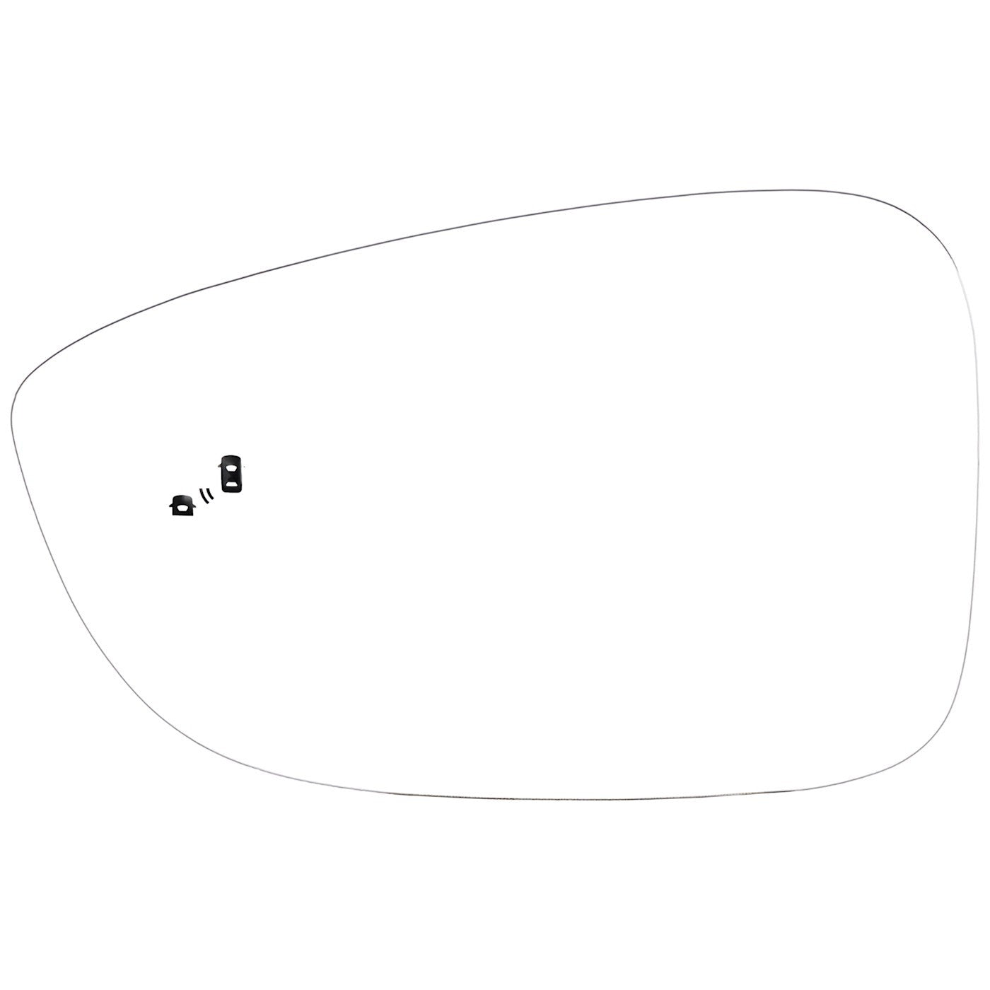 Heated Driver Left Side Mirror Glass for Honda Accord (2023–2024)