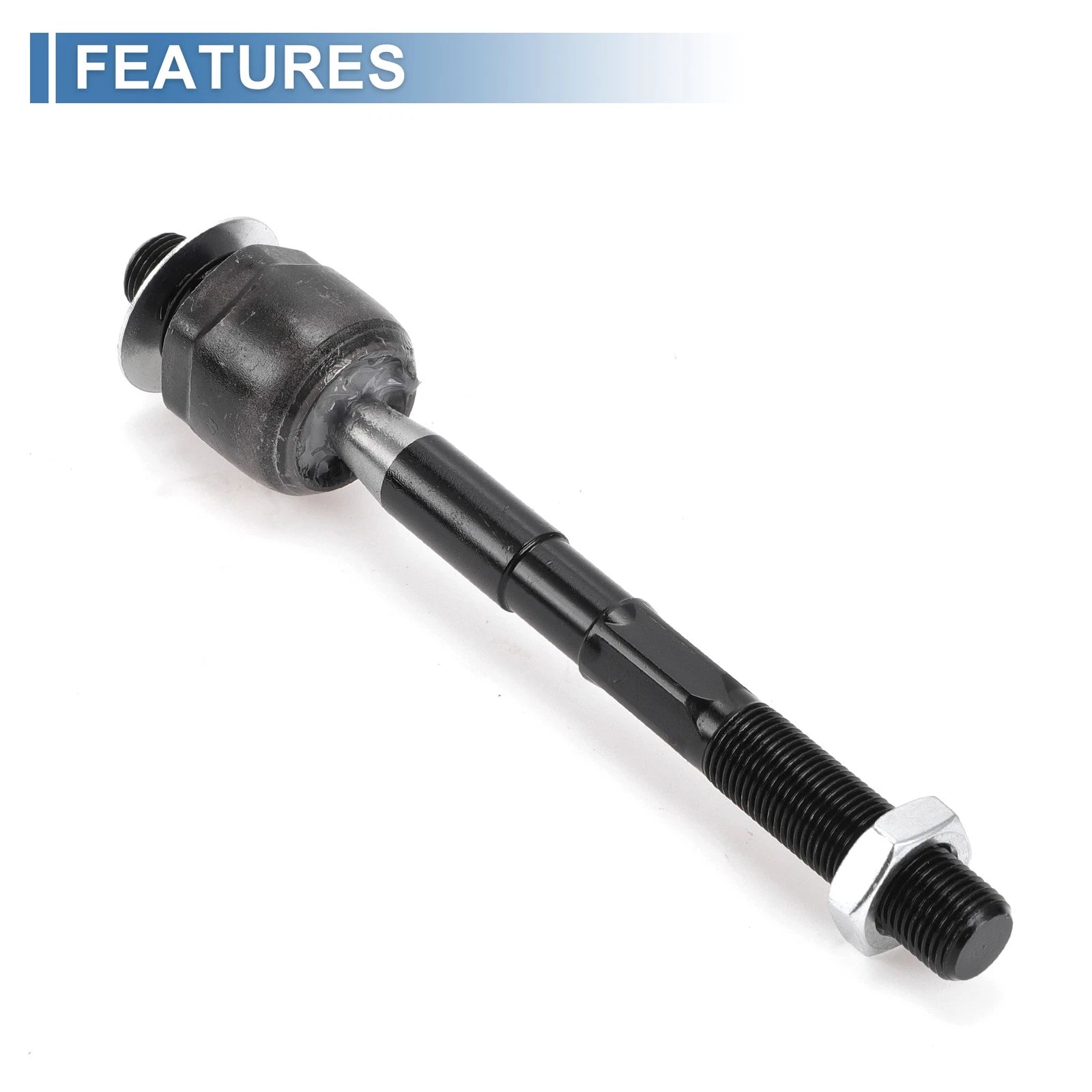 2X Front Inner Tie Rod End Links for Kia Sorento, Hyundai Santa 