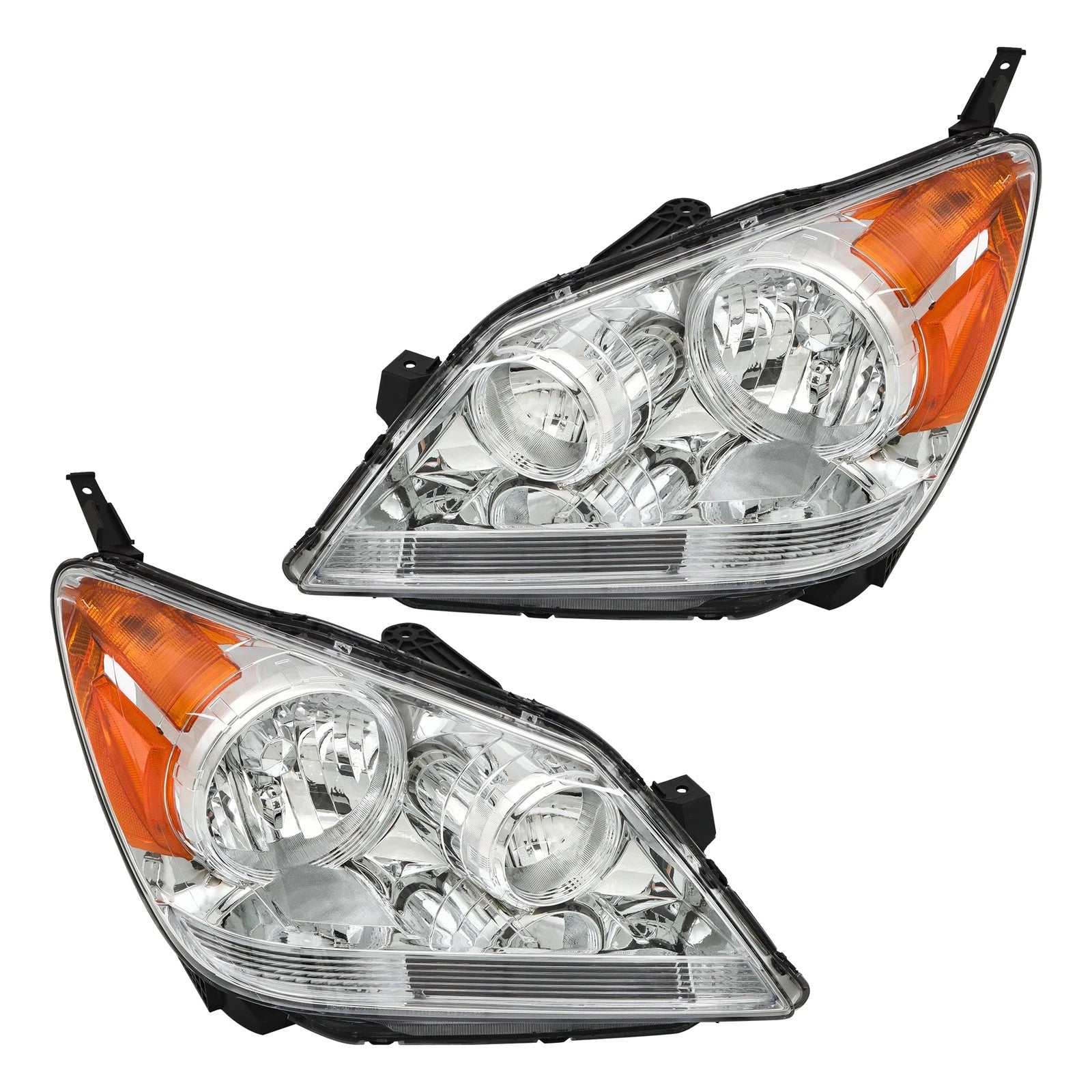 Set of 2 Halogen Headlight Assemblies for Honda Odyssey (2005–2010)