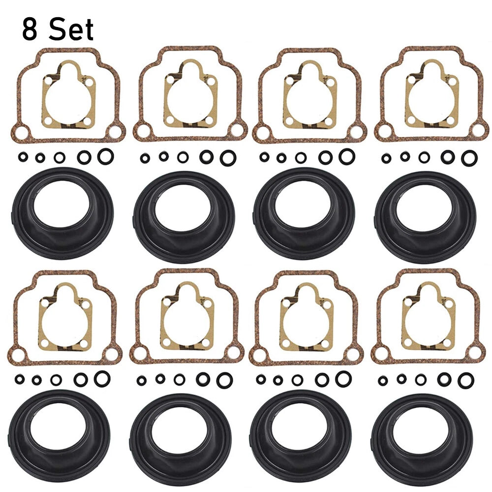 Set of 8 Carburetor Repair Kits for BMW R65 R75 R80 R90 (BING CV 32mm)