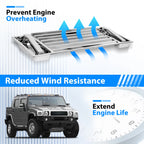 Chrome Hood Deck Vent Panel Grille for Hummer H2 (2003–2009)