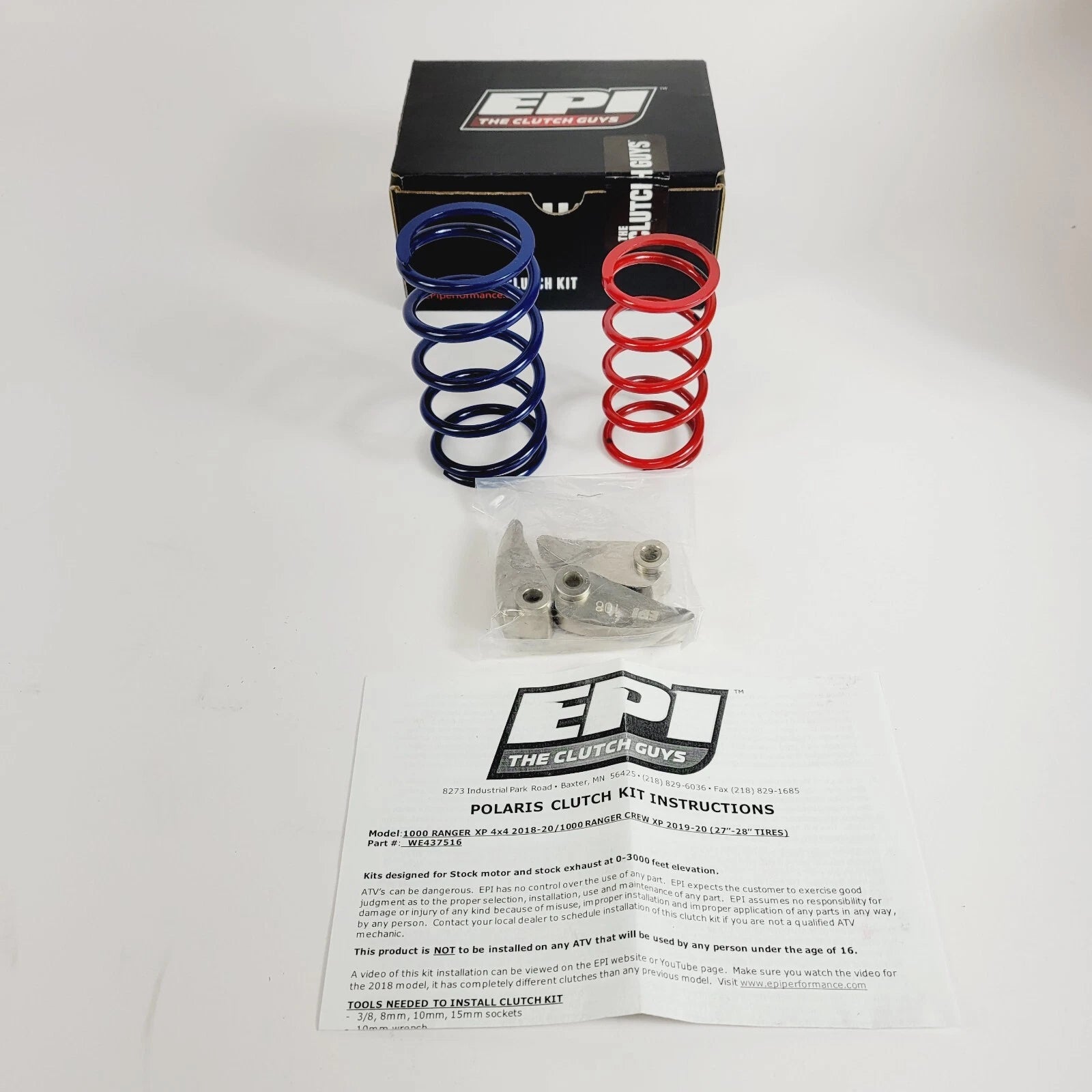 Sport Utility Clutch Kit for Polaris Ranger XP 1000 EPS (2017–2023) - EPI WE437516