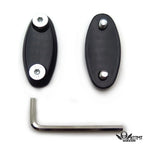 Black Mirror Block Off Base Plates for Honda CBR 600 F4 F4i 900 RR 929 954 1000R