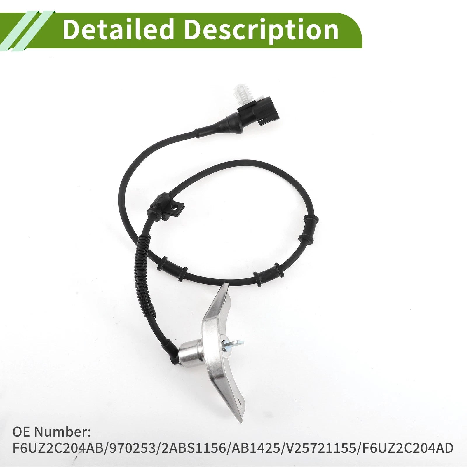ABS Wheel Speed Sensor for Ford E250 (1997–2002) No.F6UZ2C204AB/970253/2ABS1156