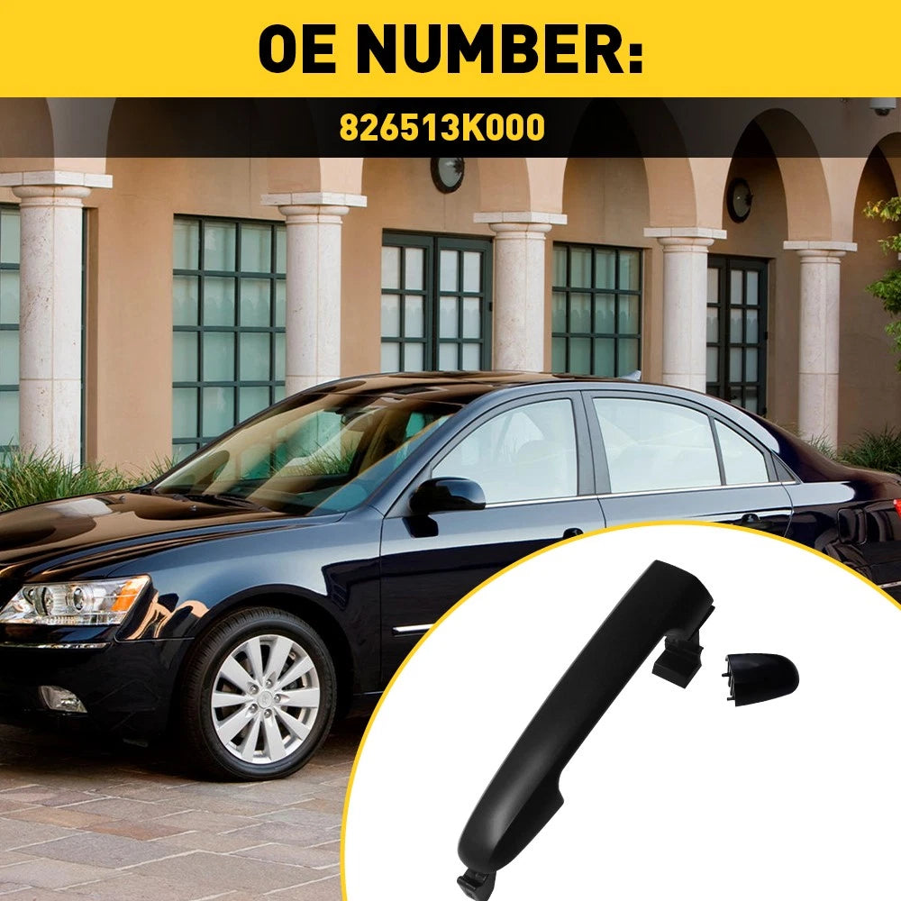 Rear Door Handle Set for Hyundai Sonata (2007-2010) - Black