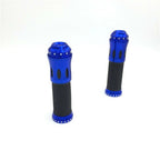 7/8" Blue Non-Slip Rubber Handlebar Grips for Honda CBR600 F4i (2001–2007)