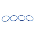 Blue Air Condition Vent Outlet Ring Cover Trim for Chevrolet Camaro (2017-2022)