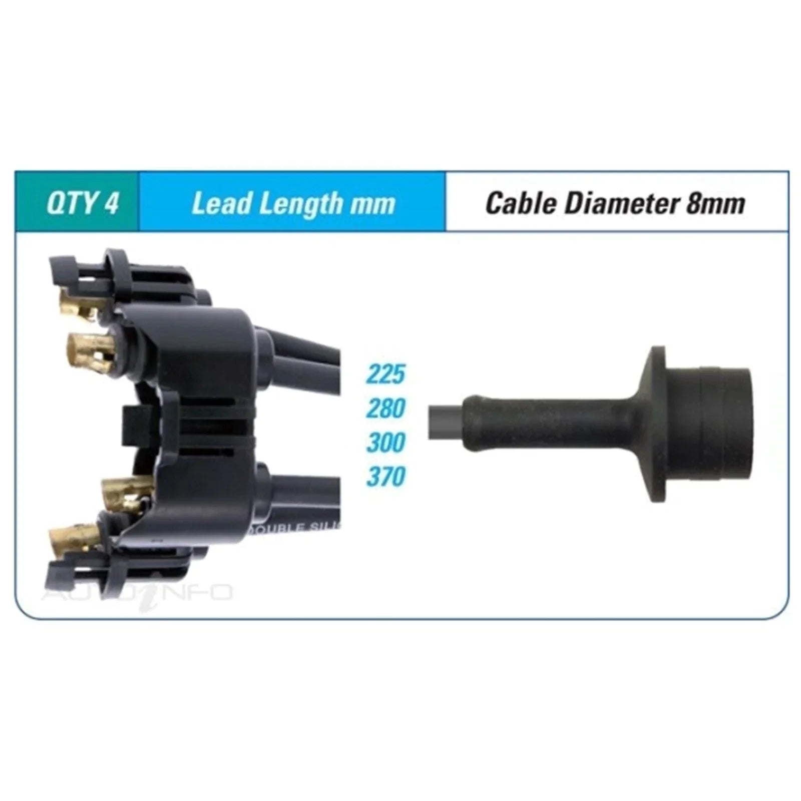 Lead Set Ignition Spark Plug for Tarago (1984–1990)