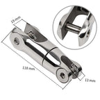 Marine Anchor Chain Swivel Connector for 6-12mm Chains (316 Stainless Steel)