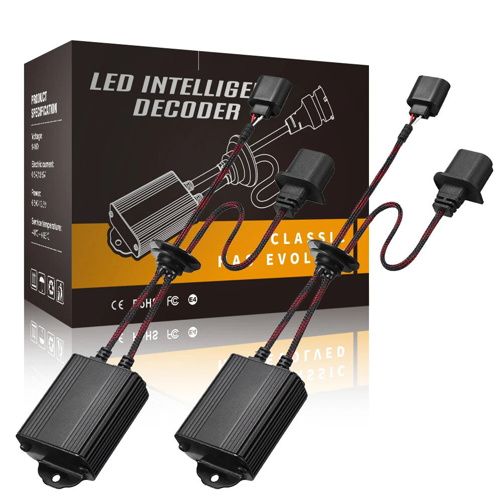 2pc H13 LED Headlight Canbus Resistor Decoder for
