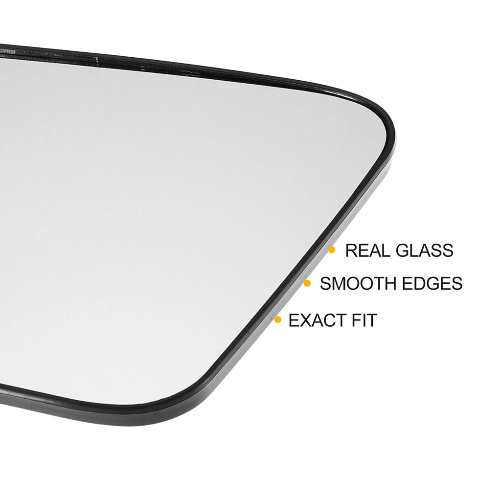 Left Side Heated White Mirror Glass for Nissan Altima Sentra (2013–2018)