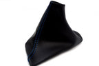Emergency Brake Boot for Volvo S60 (2005–2008) Blue Stitch Leather Synthetic