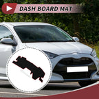 Dashboard Cover Mat for Toyota Yaris (2020–2024) - Sun Protector Pad Black Red