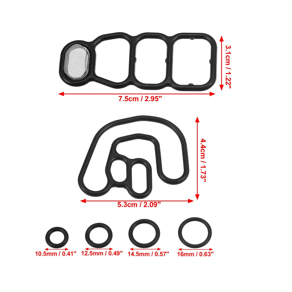 Set of 1 Variable Timing Solenoid Gasket for Honda Pilot (2006–2008) 15826-RDV-J01