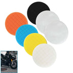 7 Piece Foam and Microfiber Polishing Pads Set for Car Boat Glass Stone