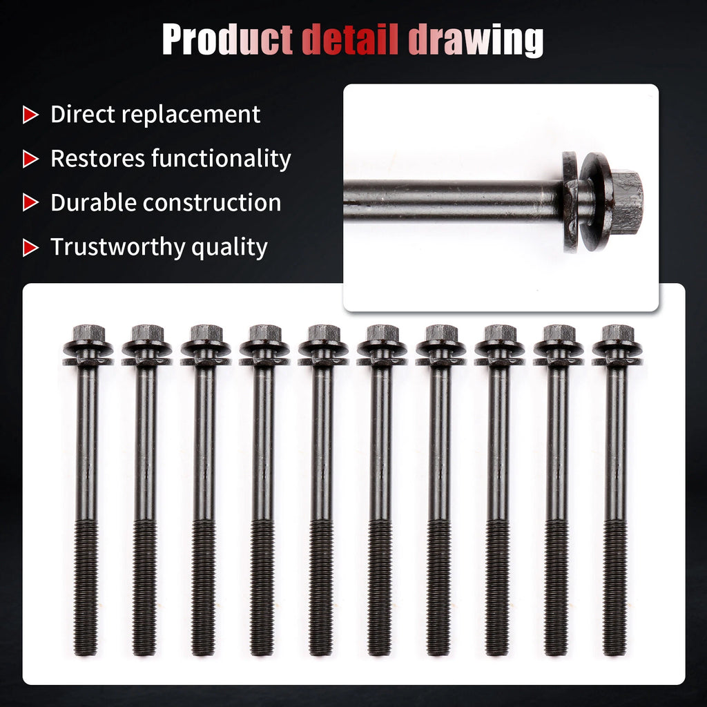 Head Bolts Kit for Saturn SC2 SL2 SW2 (1991-2002)