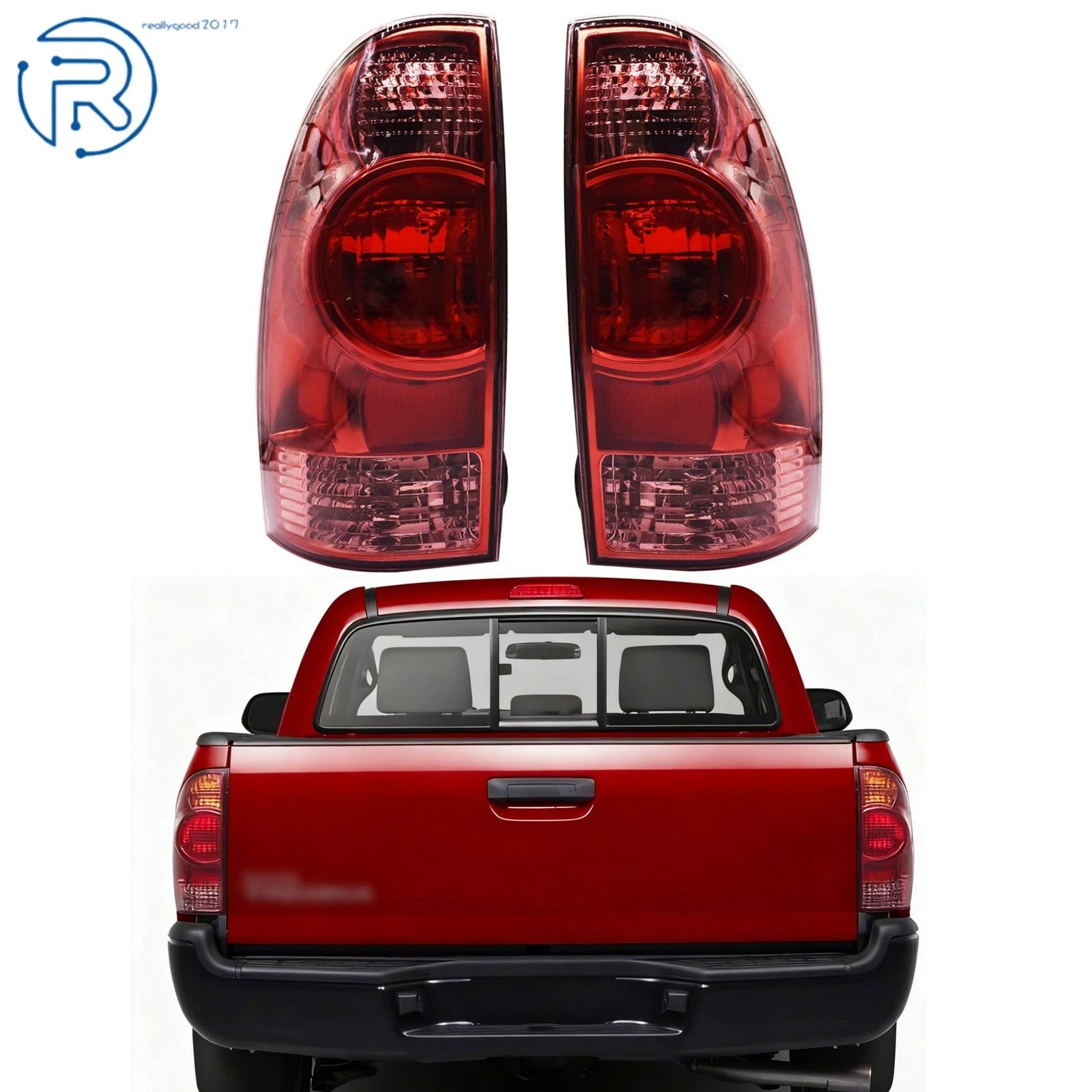 Pair Tail Lights for Toyota Tacoma (2005–2015) LH+RH