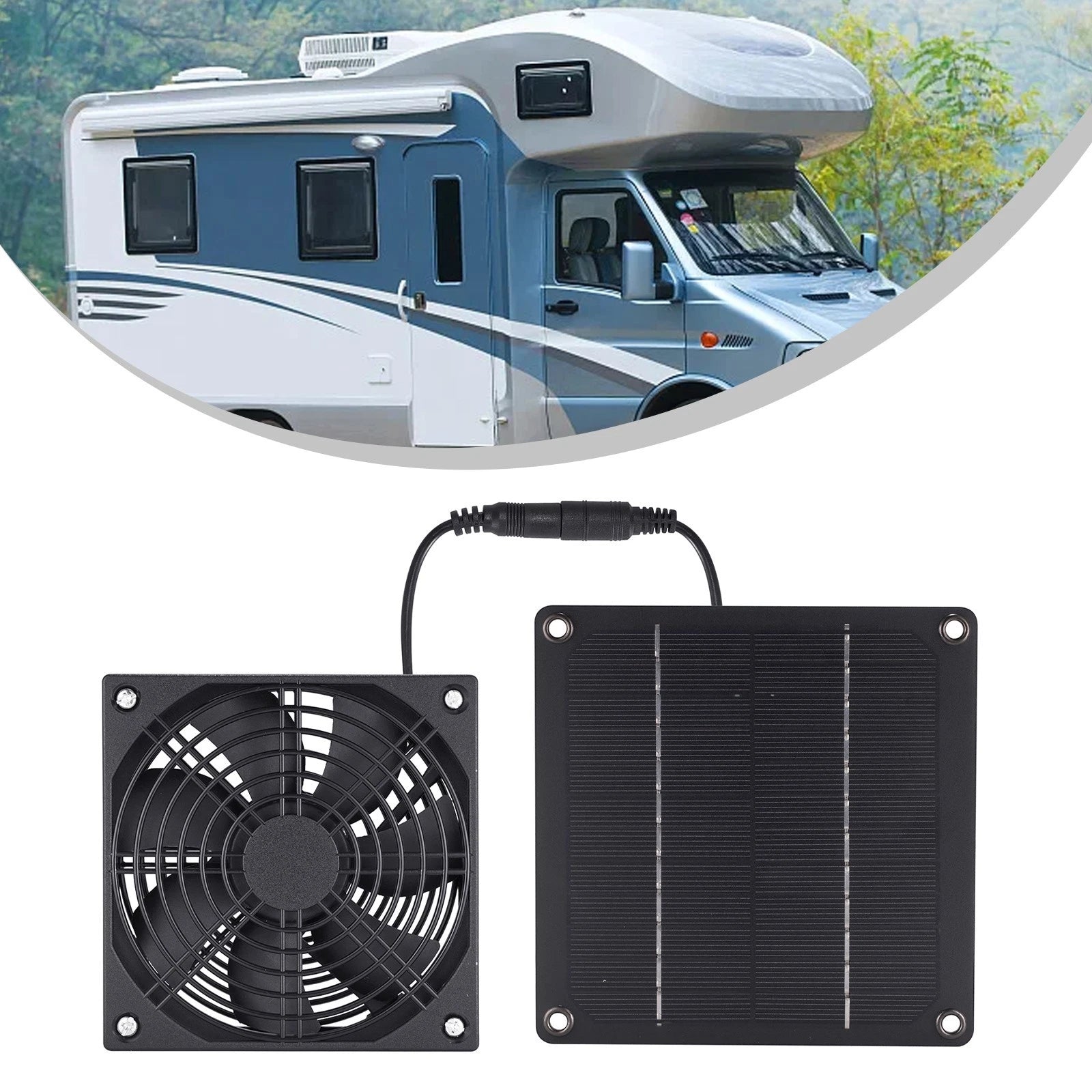 Solar Powered Ventilation Fan Kit for Shed or Greenhouse