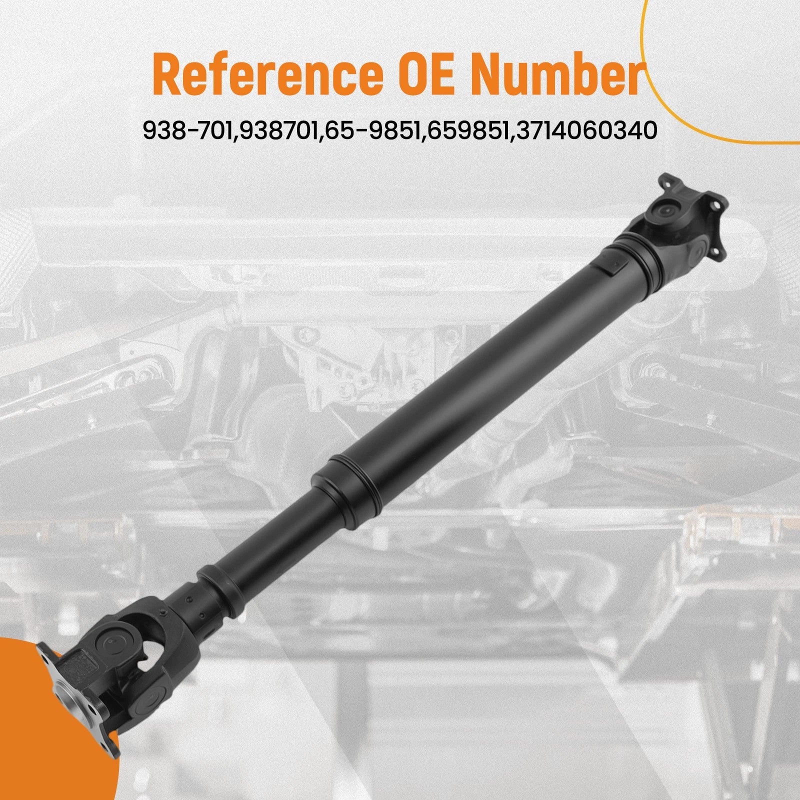 Propeller Shaft Front 780mm for Toyota Land Cruiser (1991–1997) Lexus LX450 (1996–1997) 4WD